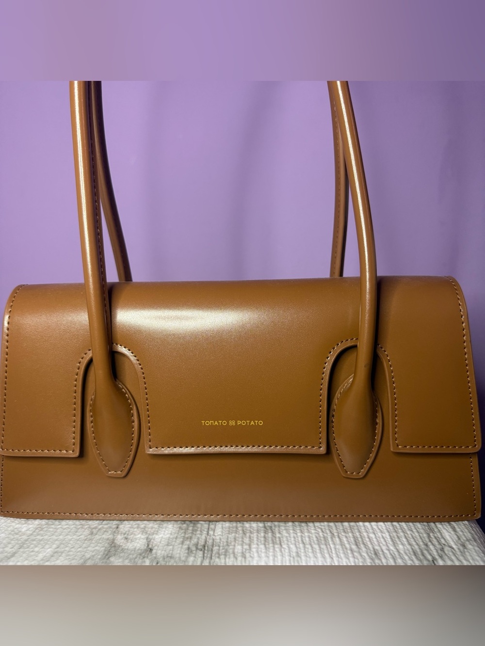 Tomato Potato Brown Purse